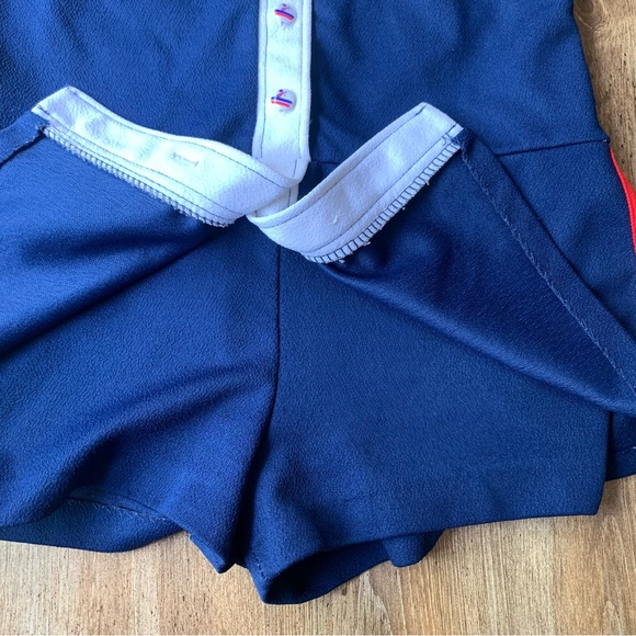 Vintage Tennis Romper XS 80s Costume - Picture 7 of 10